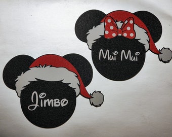 Personalized Disney Cruise Door Magnets | Mickey Ears | Minnie Ears | Christmas | Holidays