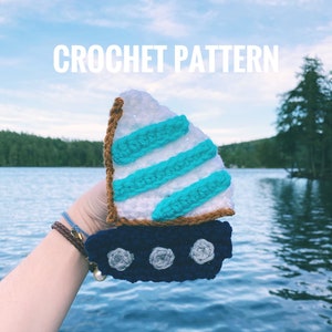 PATTERN | Crochet Sailboat Applique | Nautical | Crochet for Woman | Beginner Crochet | Decor | Boy Gift | Baby Crochet Pattern |