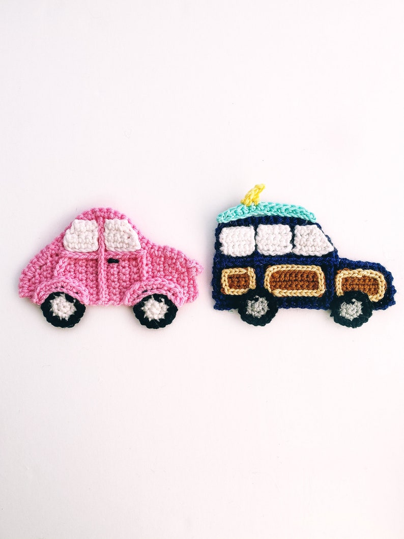Crochet Car Applique Pattern | Jeep & VW Bug (PDF Pattern) - Etsy