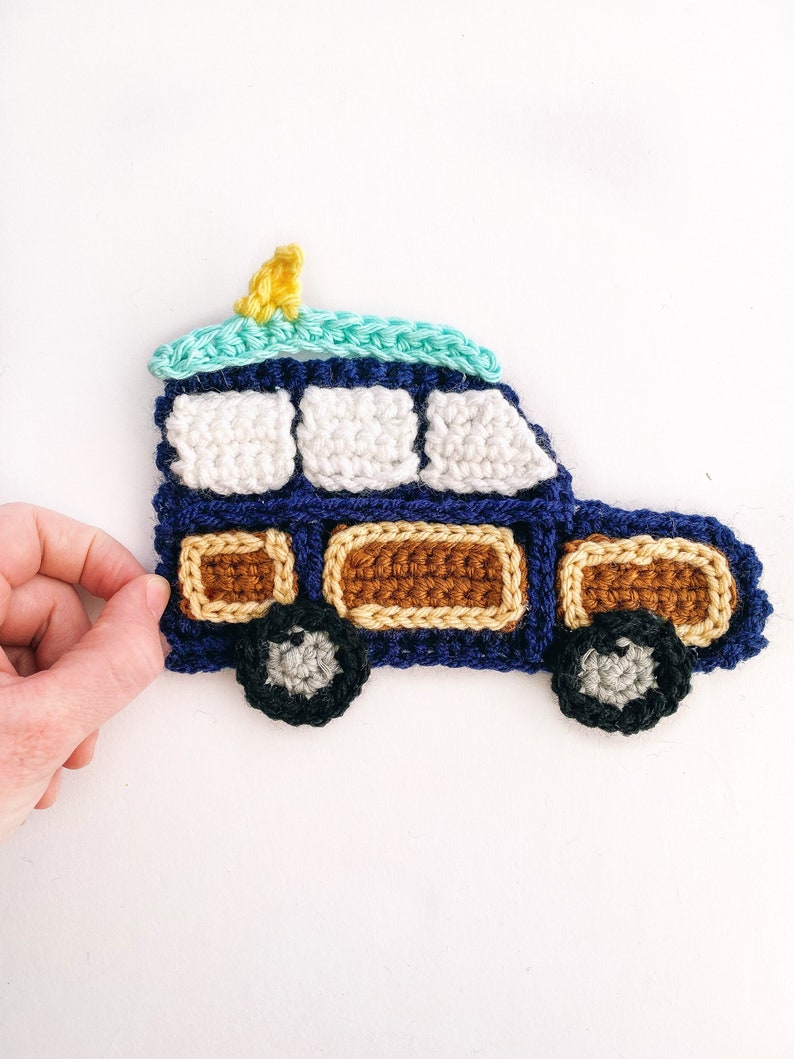 Crochet Car Applique Pattern | Jeep & VW Bug (PDF Pattern) - Etsy