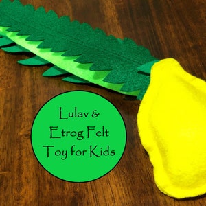 Lulav/Four Species Felt Toy - Feast of Tabernacles Kid's Toy