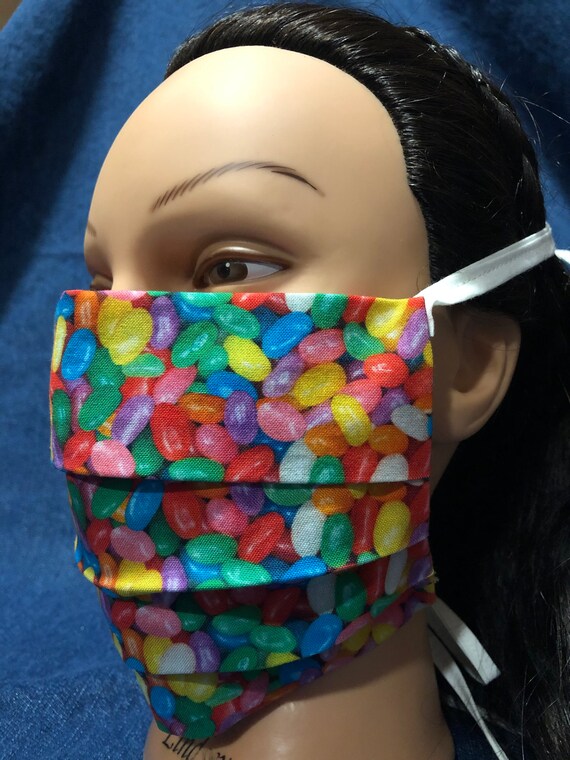 Jellybean Face Mask Reusable & Washable Adult/Kid Size Etsy
