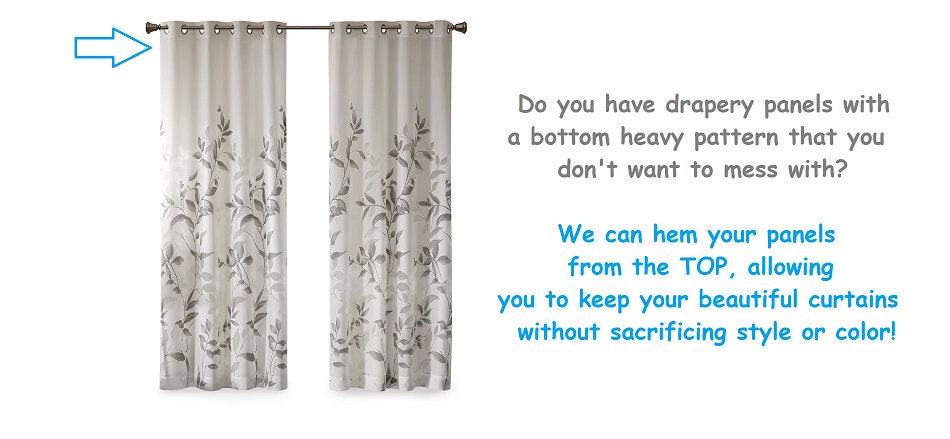 Hem Curtains Sewing & Alteration Service 