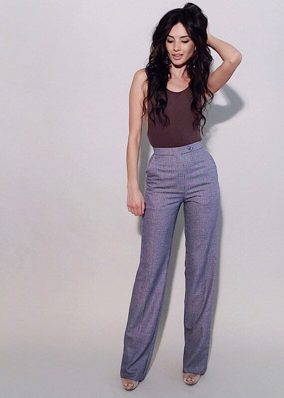 Darla Trousers | 70s Vintage High Waisted Straight