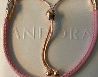 pandora rose gold slider bracelet