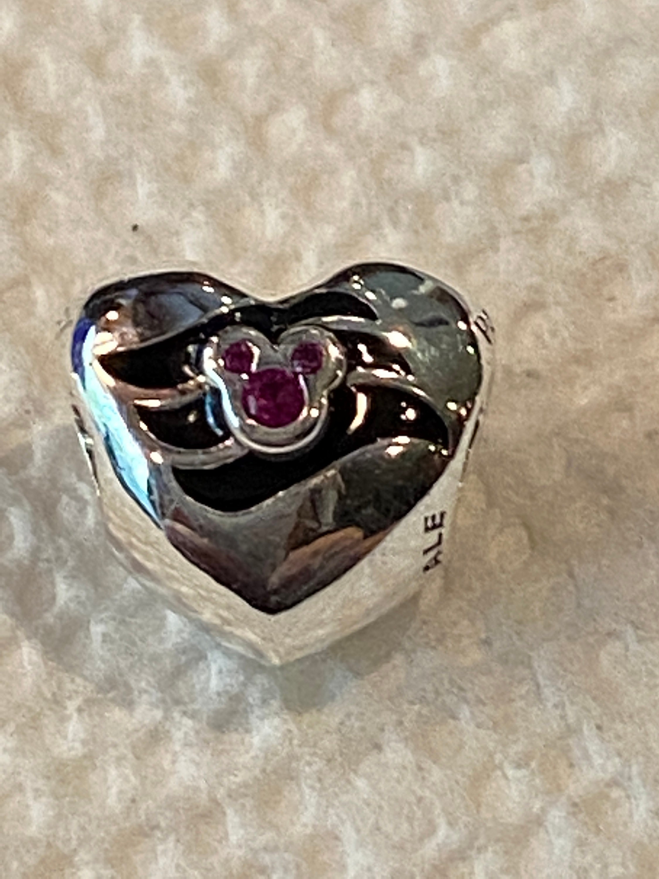 Pandora Charms Disney Cruise Line Heart Charm Disney Parks Etsy