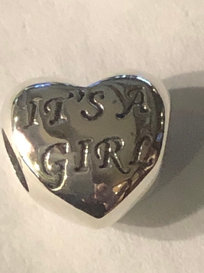 Pandora Charms Baby Charm Baby Girl CharmIts a Baby Girl Etsy