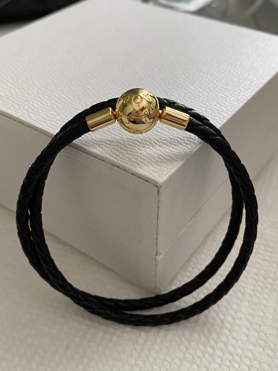 Pandora 18K Gold Bracelet : Bracelet For Pandora Beads And Charms 18k ...