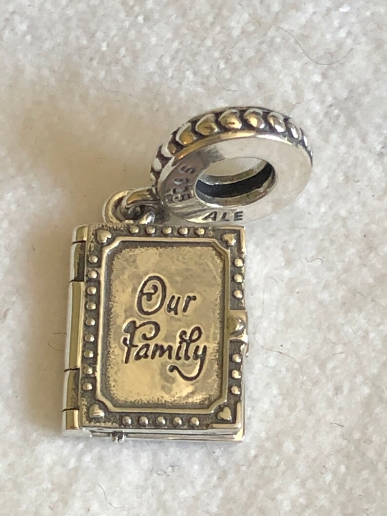 Pandora Charms Family Book Charm Love Charms Family Charms Etsy
