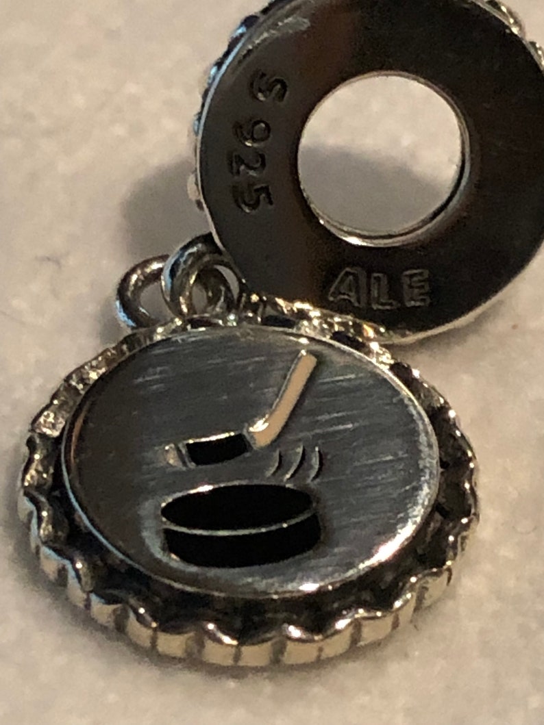 Pandora Charms Hockey Charm Sports Charms Ice Charms Etsy