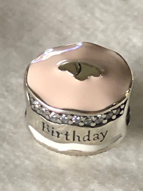 pandora happy birthday cake charm