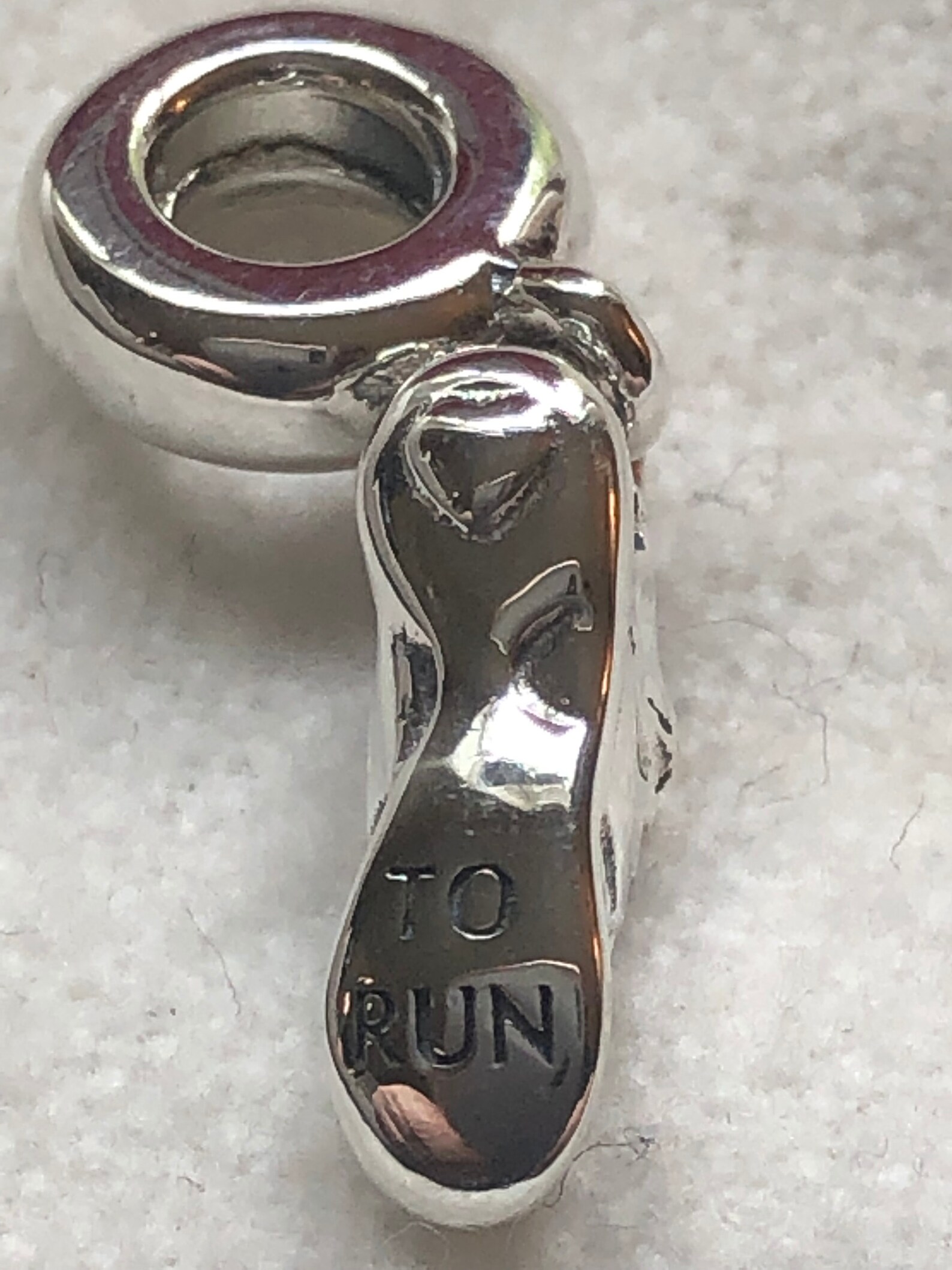 Pandora Charms Running Shoe Dangle Sports Charm Silver Etsy