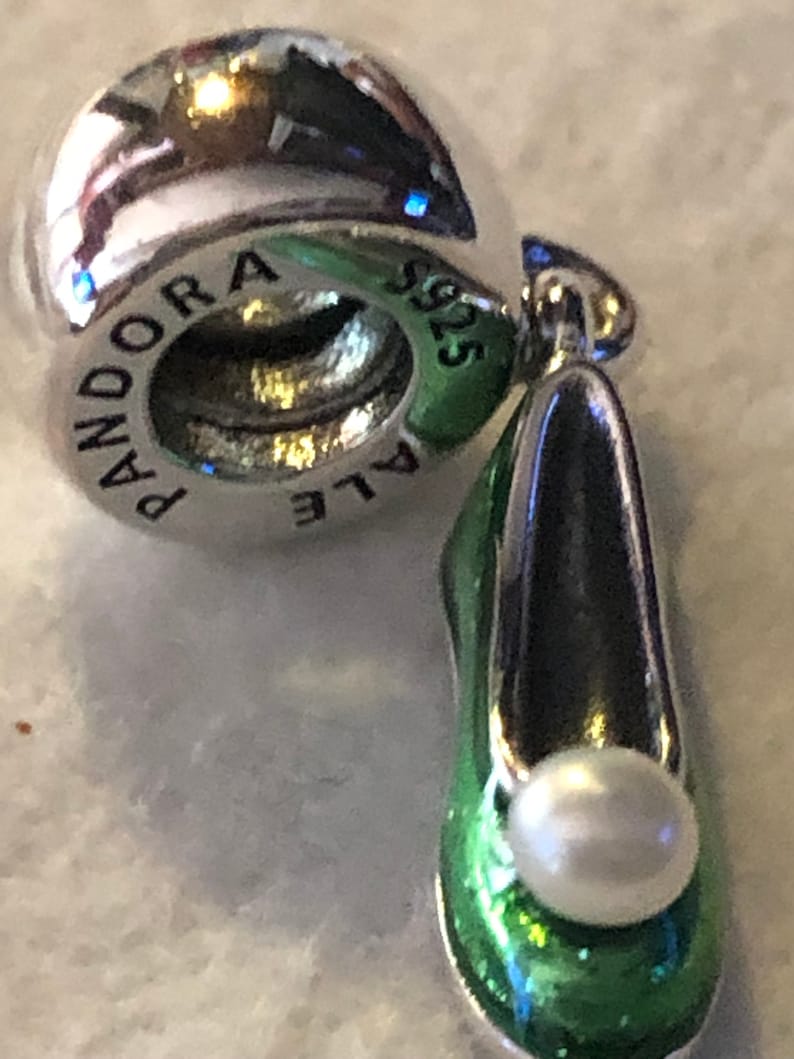 Pandora Disney Charms TinkerBell Shoe Charm Disney Pandora