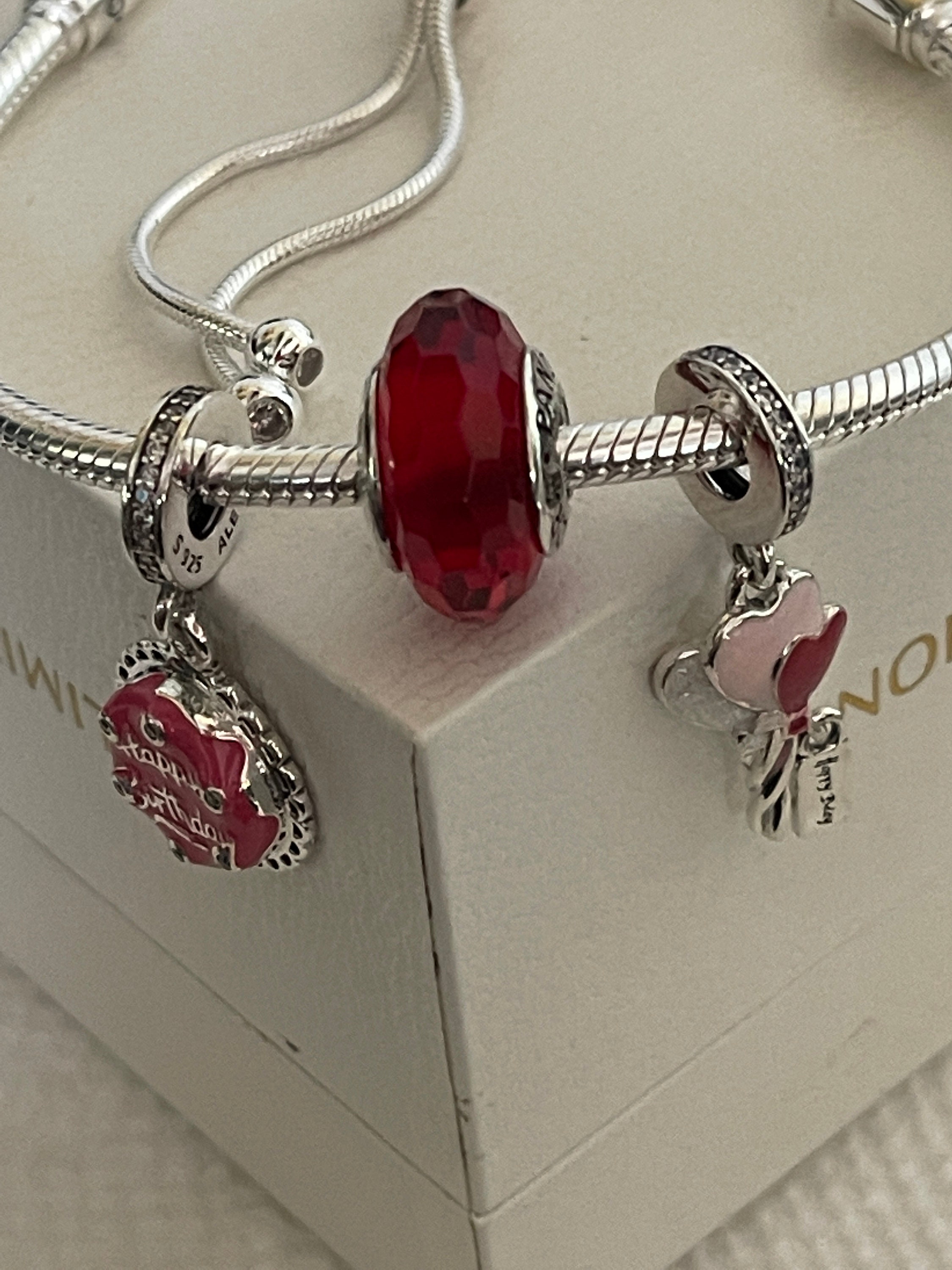 Pandora Bracelet Happy Birthday Gift Set Three Birthday Etsy