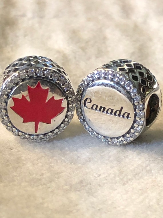 Pandora Charms, Maple Leaf Canada Charm, Silver Charms Pandora Charms, Maple Leaf Canada Charm, Silver Charms