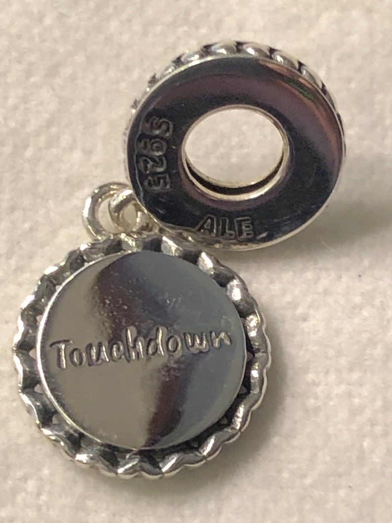 Pandora Charms Football Charms Sports Charms Silver Etsy