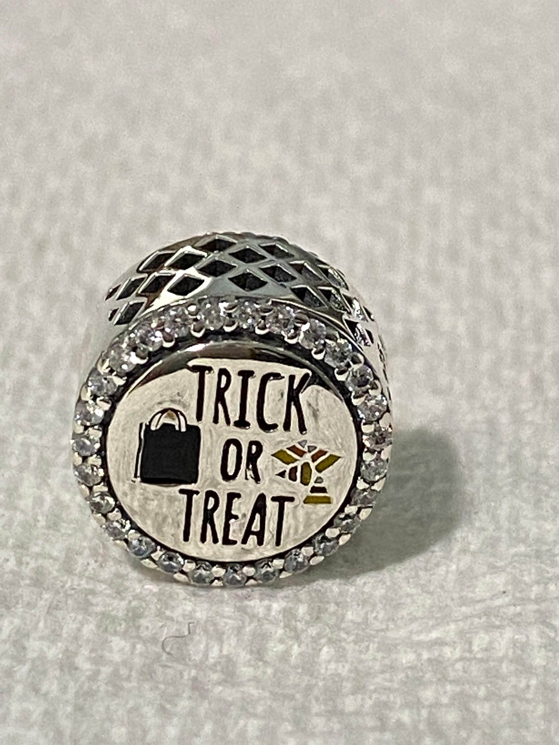 Pandora Charms Trick or Treat Charm Halloween Charms Spooky Etsy