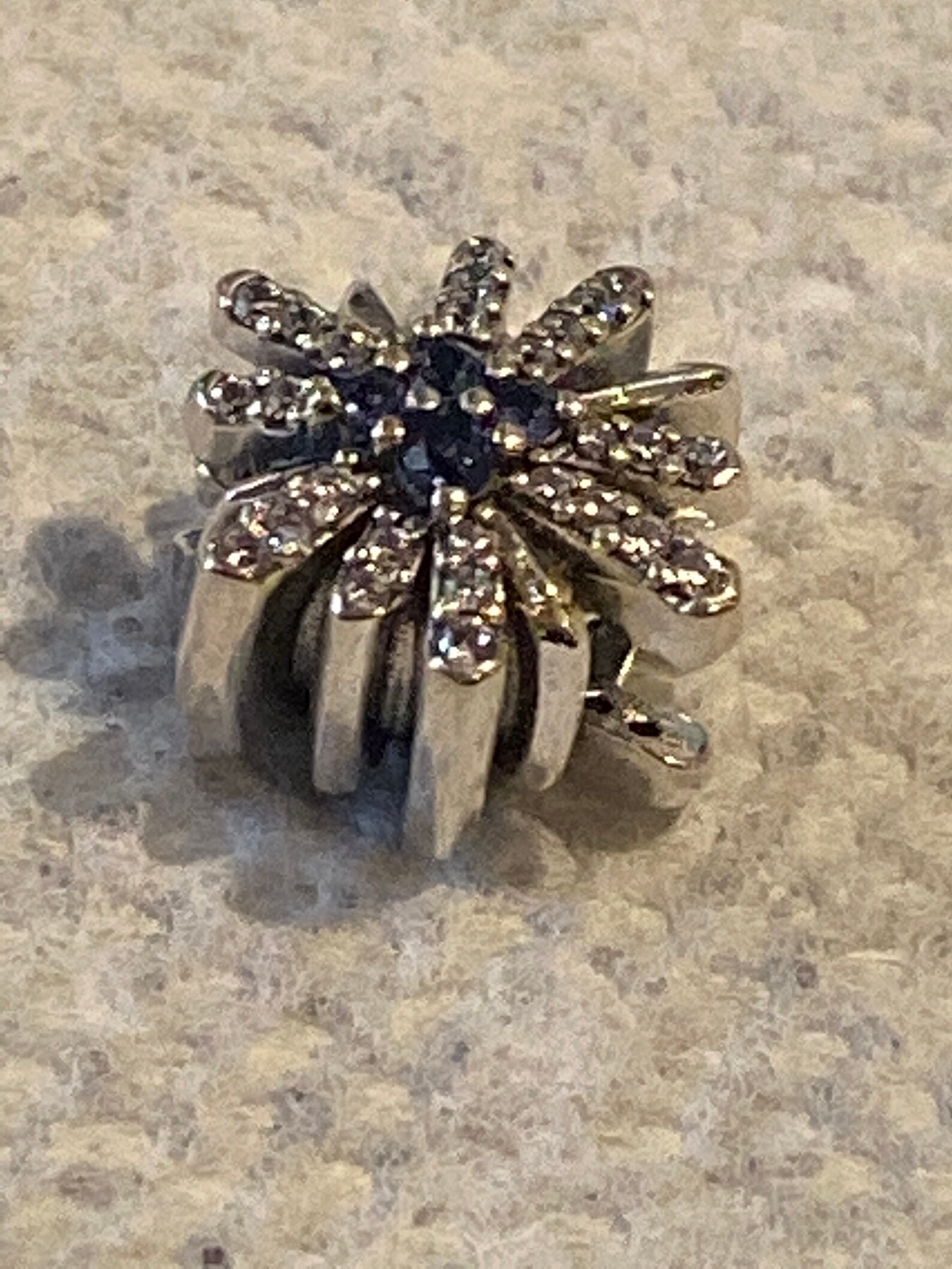 Pandora Charms Dazzling Fireworks Charm Blue Crystal Winter Etsy