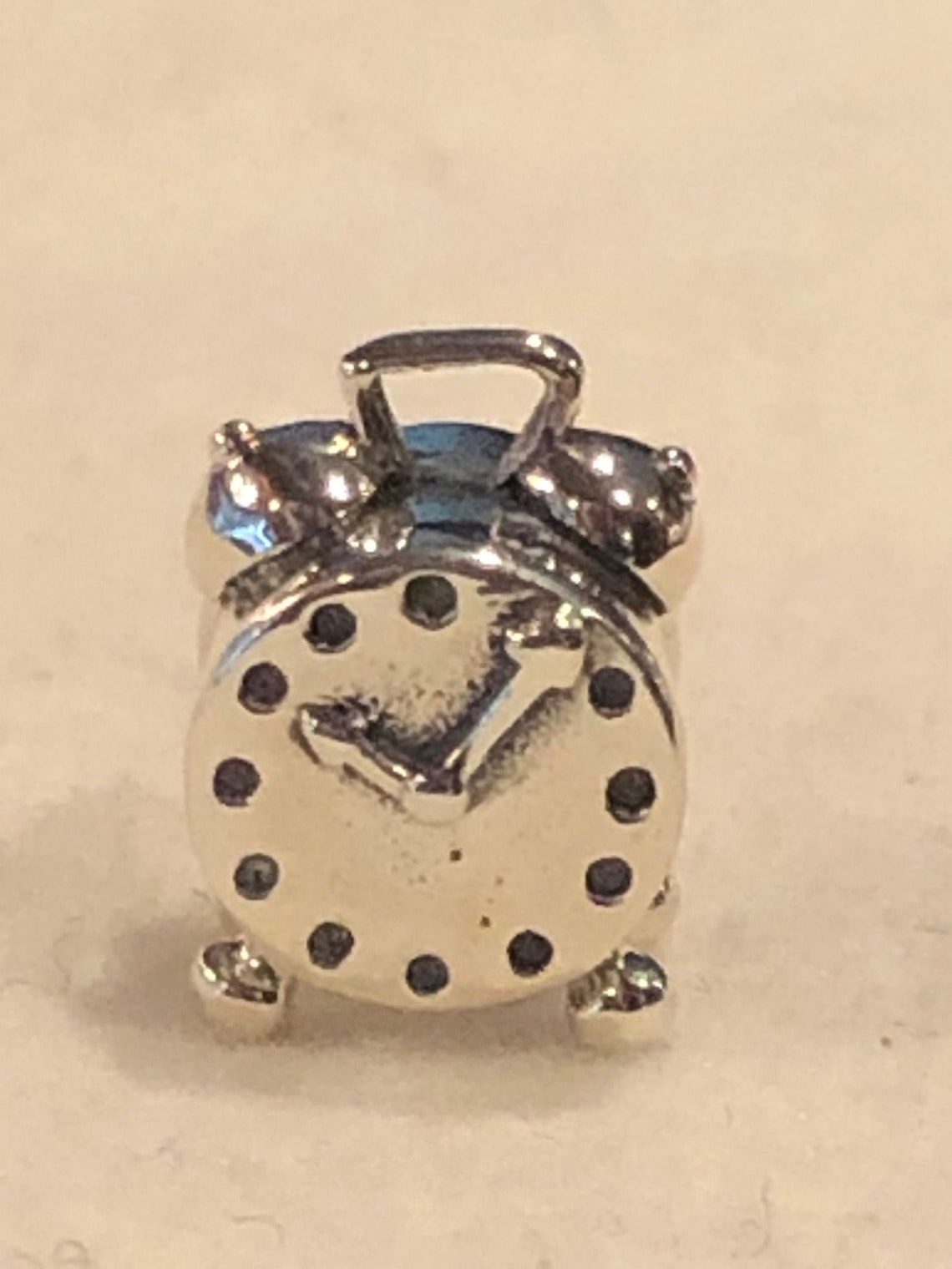 Pandora Charms Clock Charm Alarm Clock Retired Charms Etsy