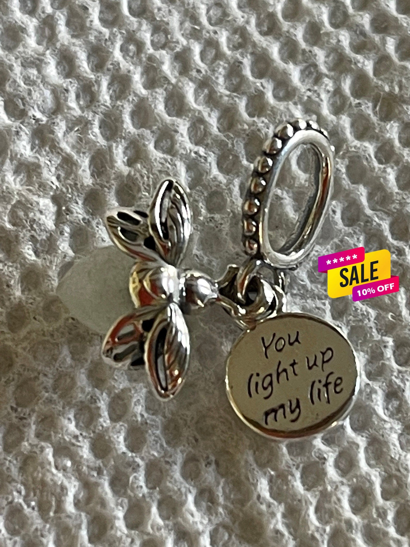 Pandora Charms FireFly You Light Up My Life Dangle Love Etsy