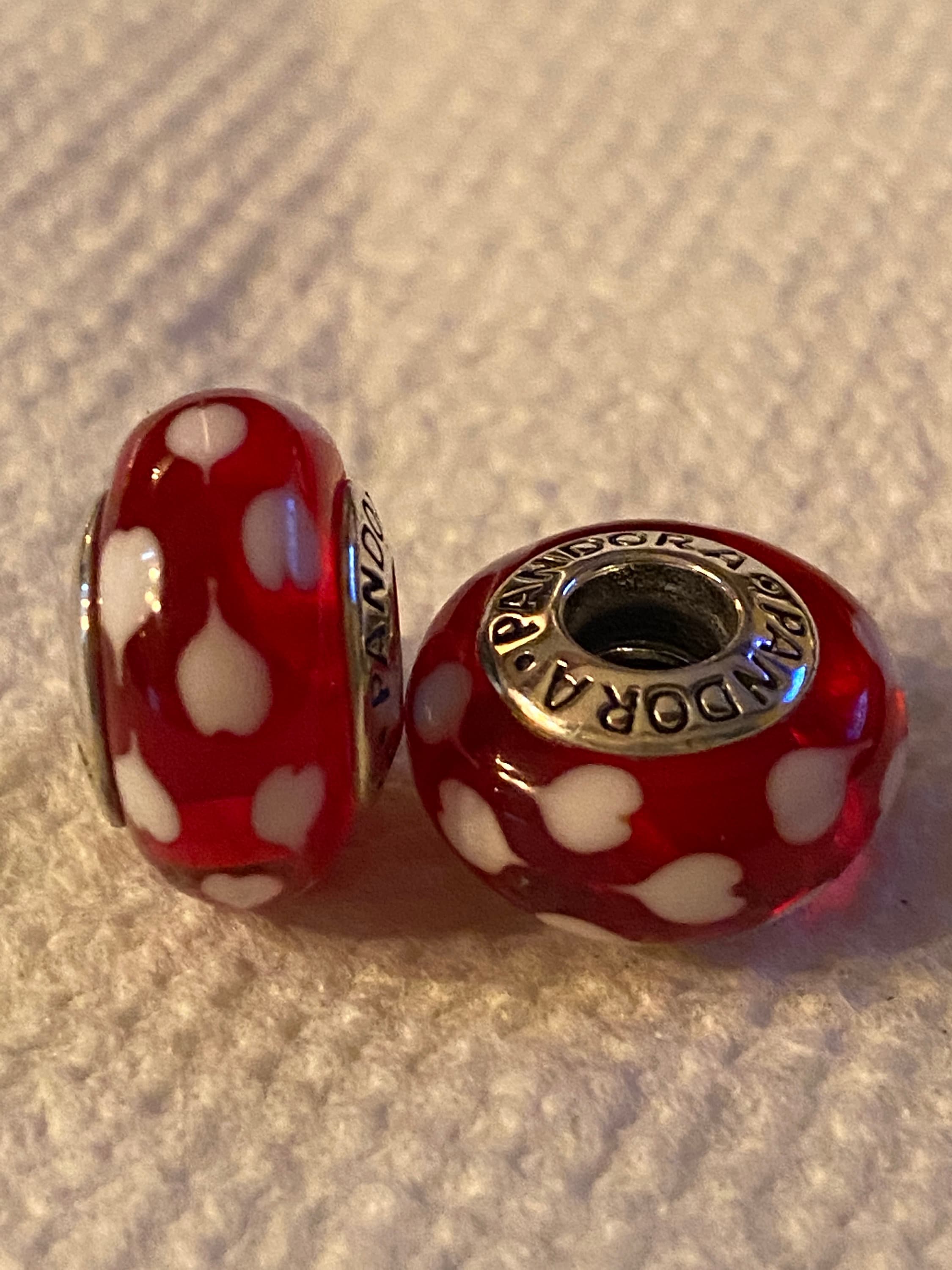 Red murano pandora charm Clearance