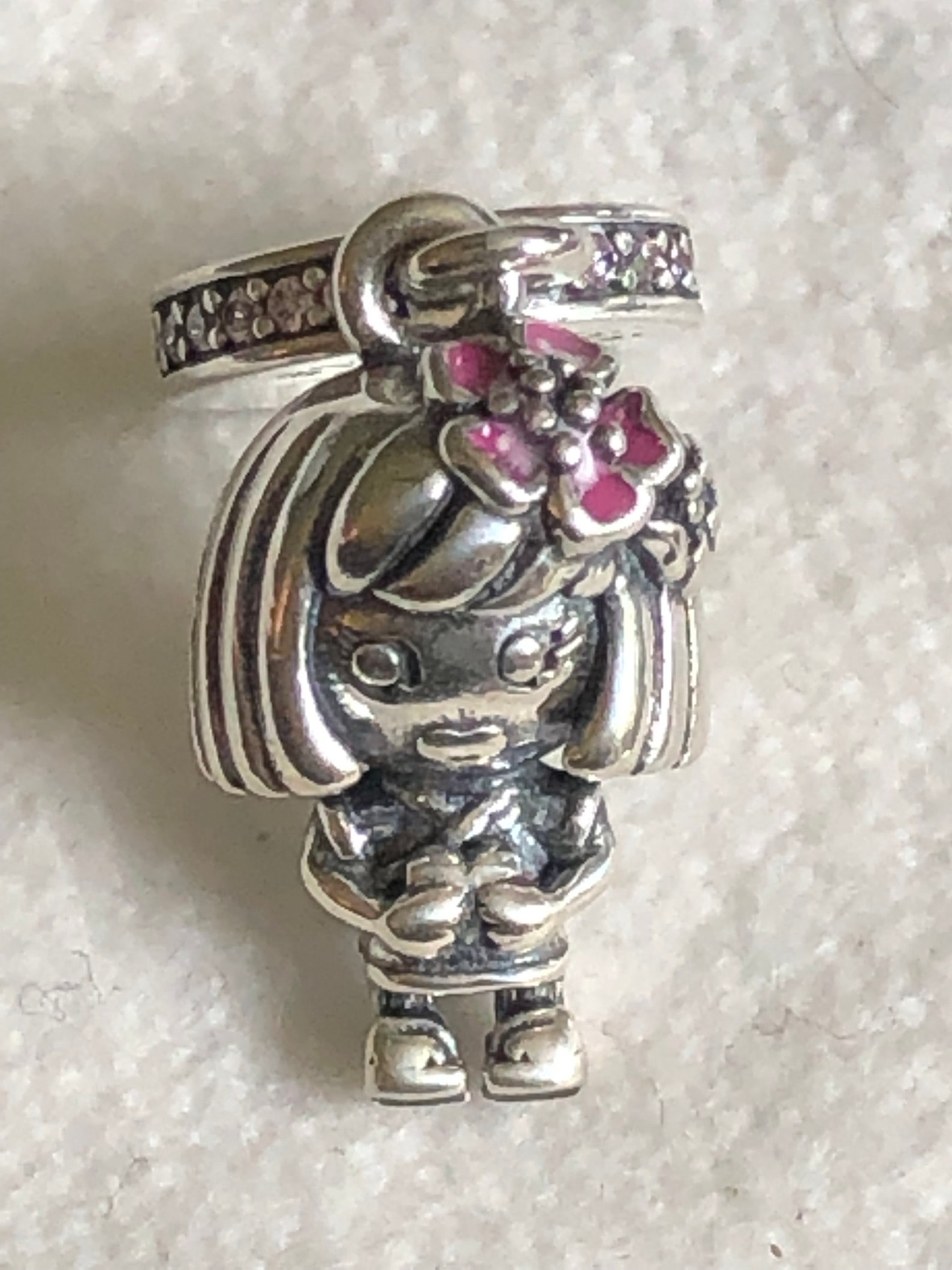 Pandora Charms Chinese Flower Girl Charm Family Charms Etsy