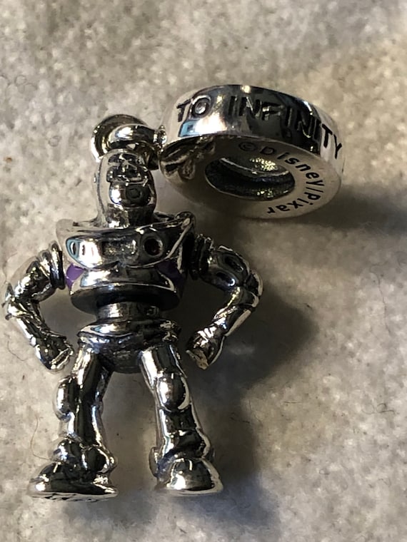 Disney Inspired Toy Story Buzz Lightyear Character Metal Enamel Stud Earrings with Gift Box