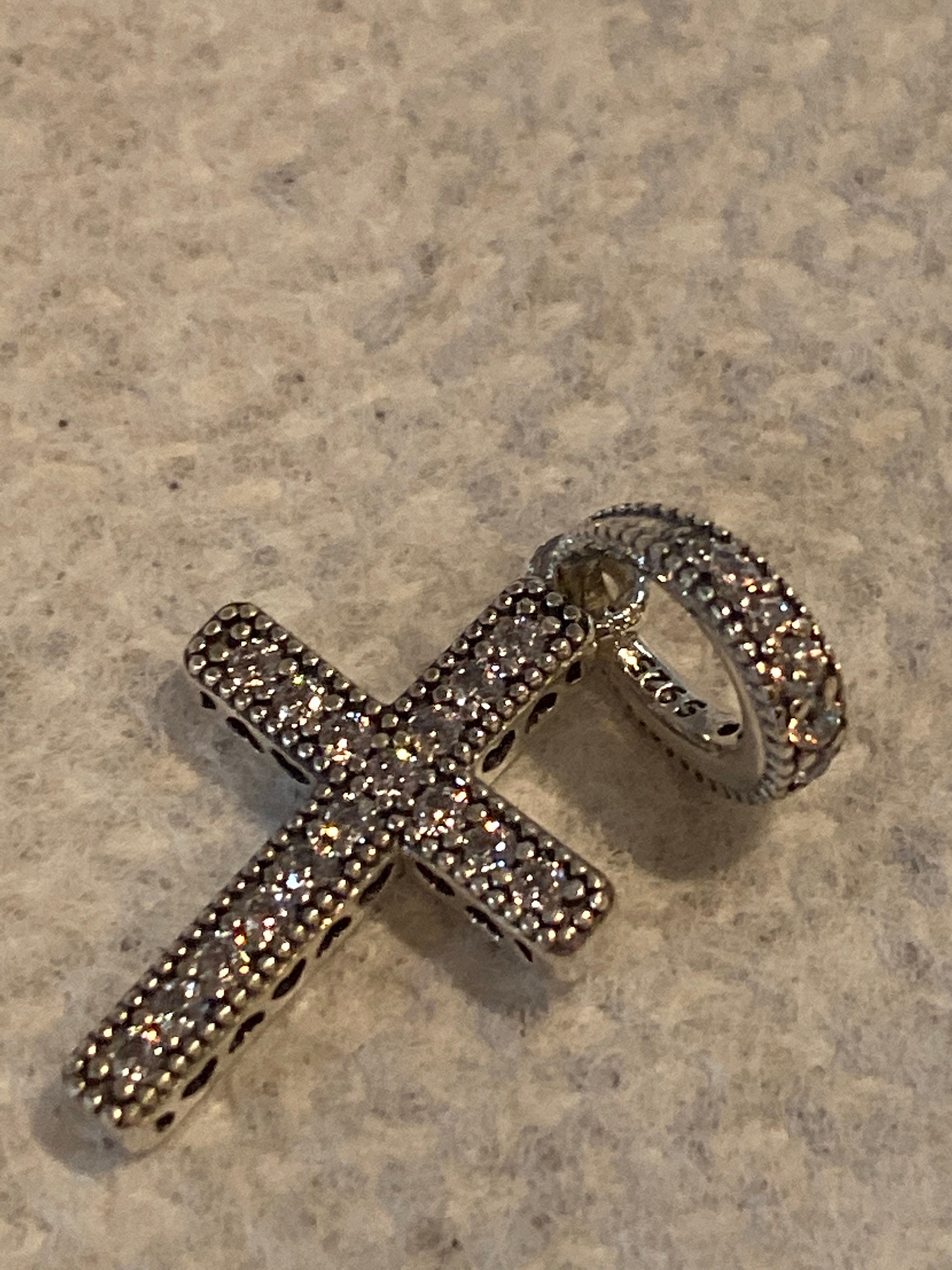 Pandora CharmsClassic Cross Pendant Religion Charm Holy Etsy