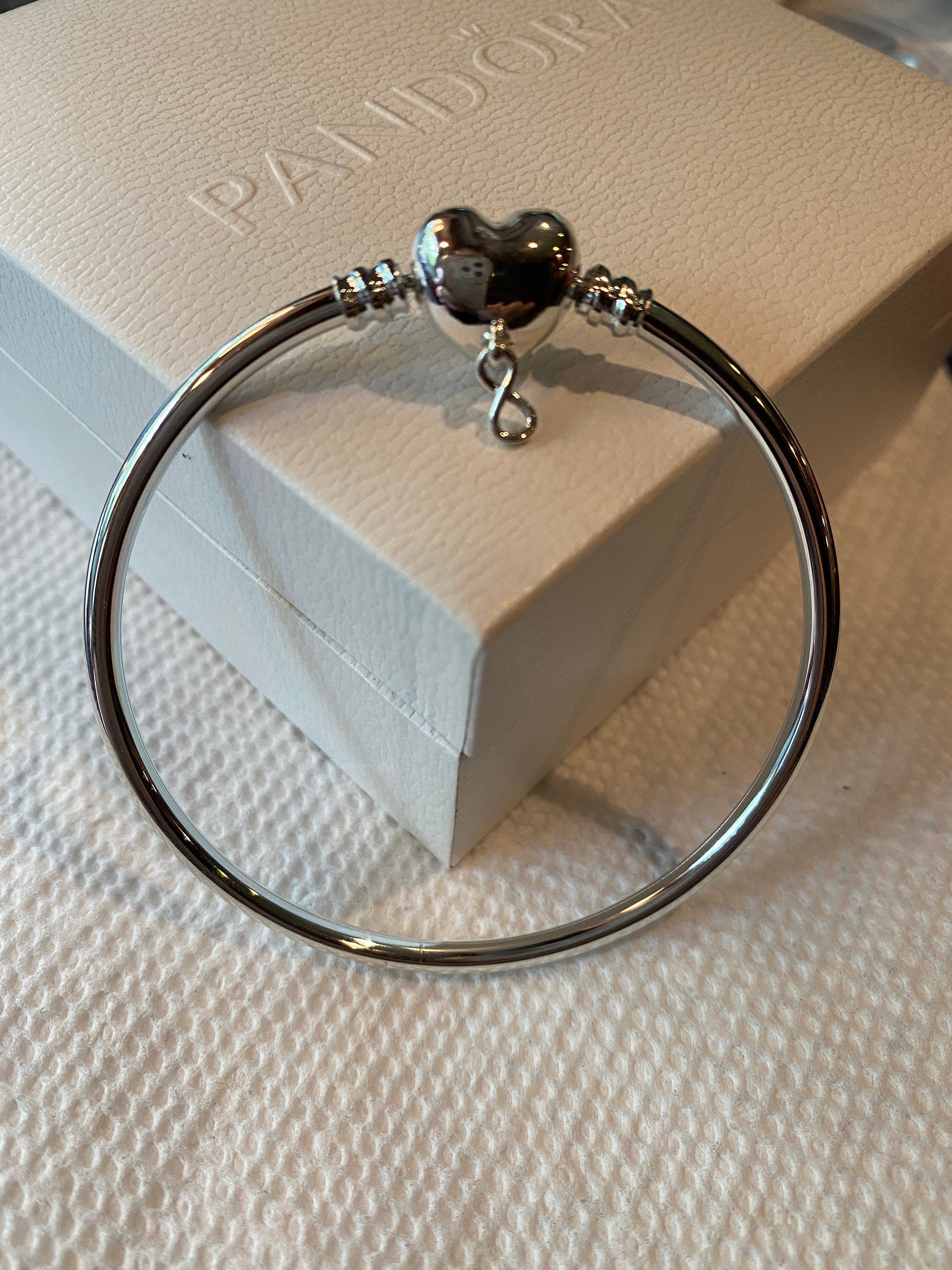 Pandora Bracelet Infinity Heart Clasp Bracelet Bangle Etsy
