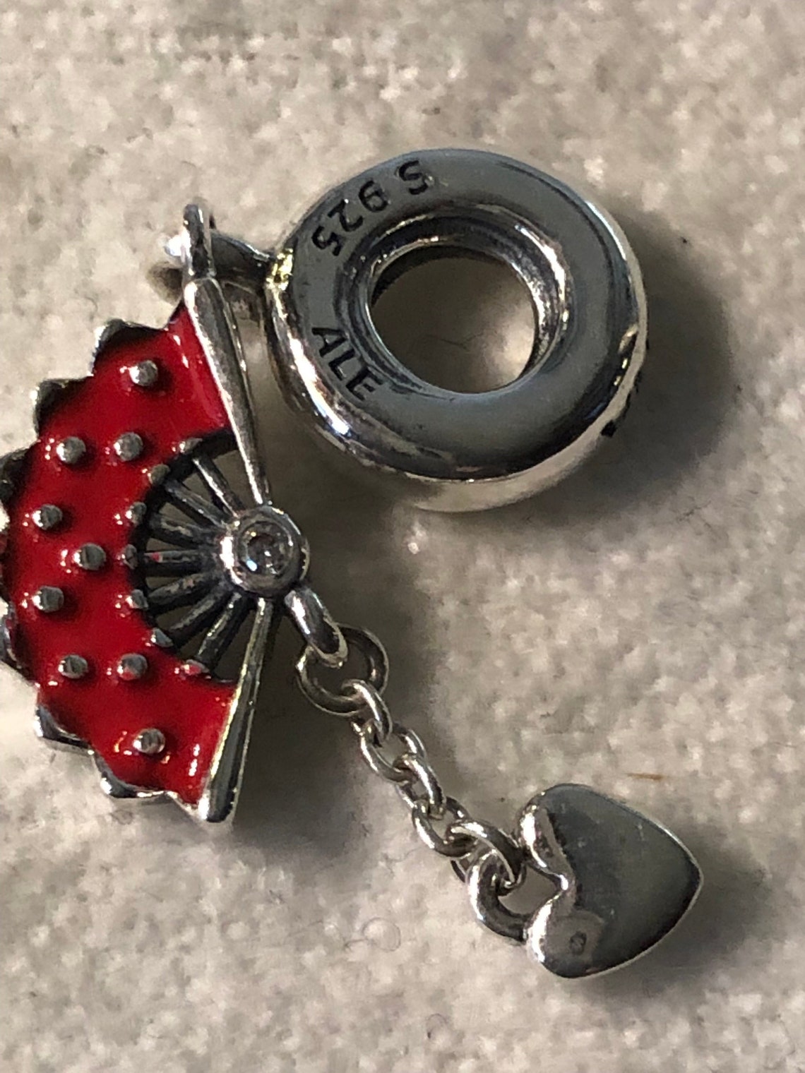 Pandora Charms Spanish Fan Dangle Charm Spanish Charms Etsy