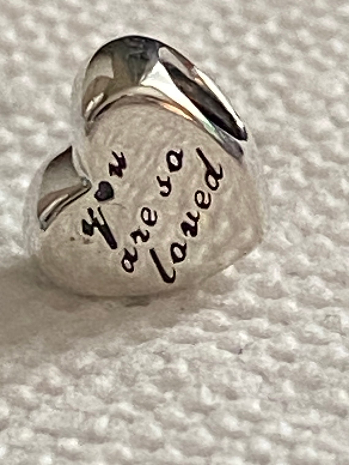 Pandora Charms You Are So Loved Heart Charm Family Charm Etsy