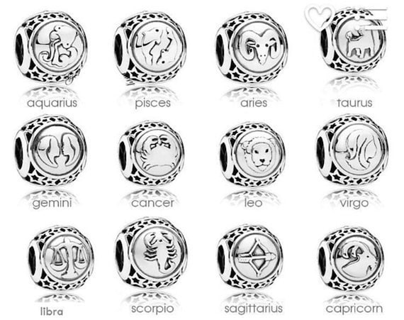 pandora charms zodiac signs