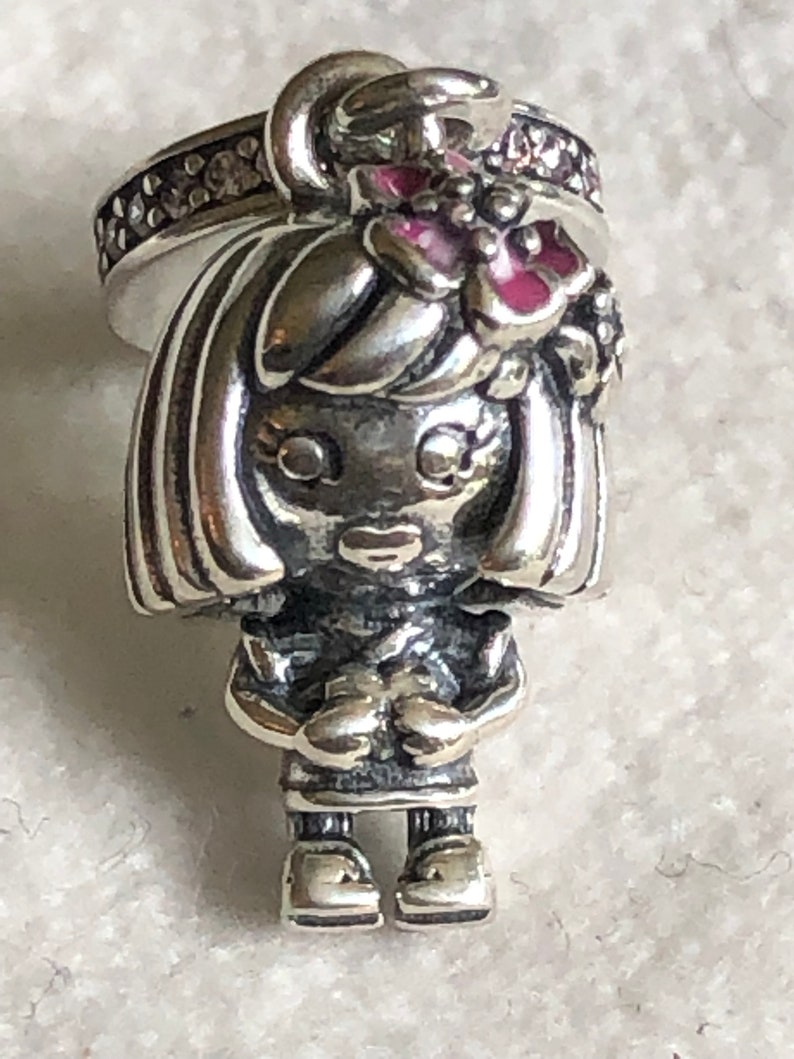 Pandora Charms Chinese Flower Girl Charm Family Charms Etsy