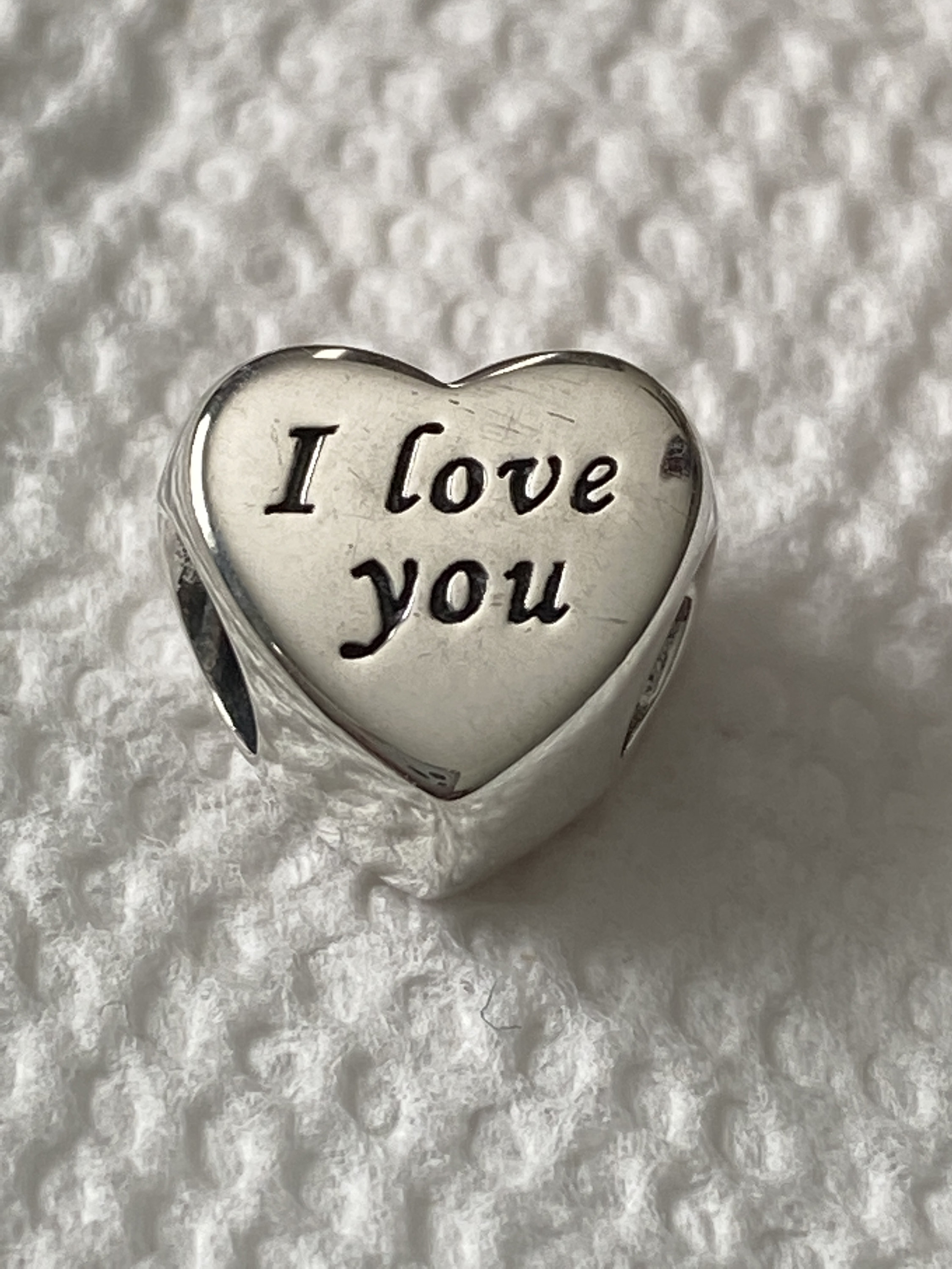 Pandora Charms Words of Love Charm I Love You Charm Etsy