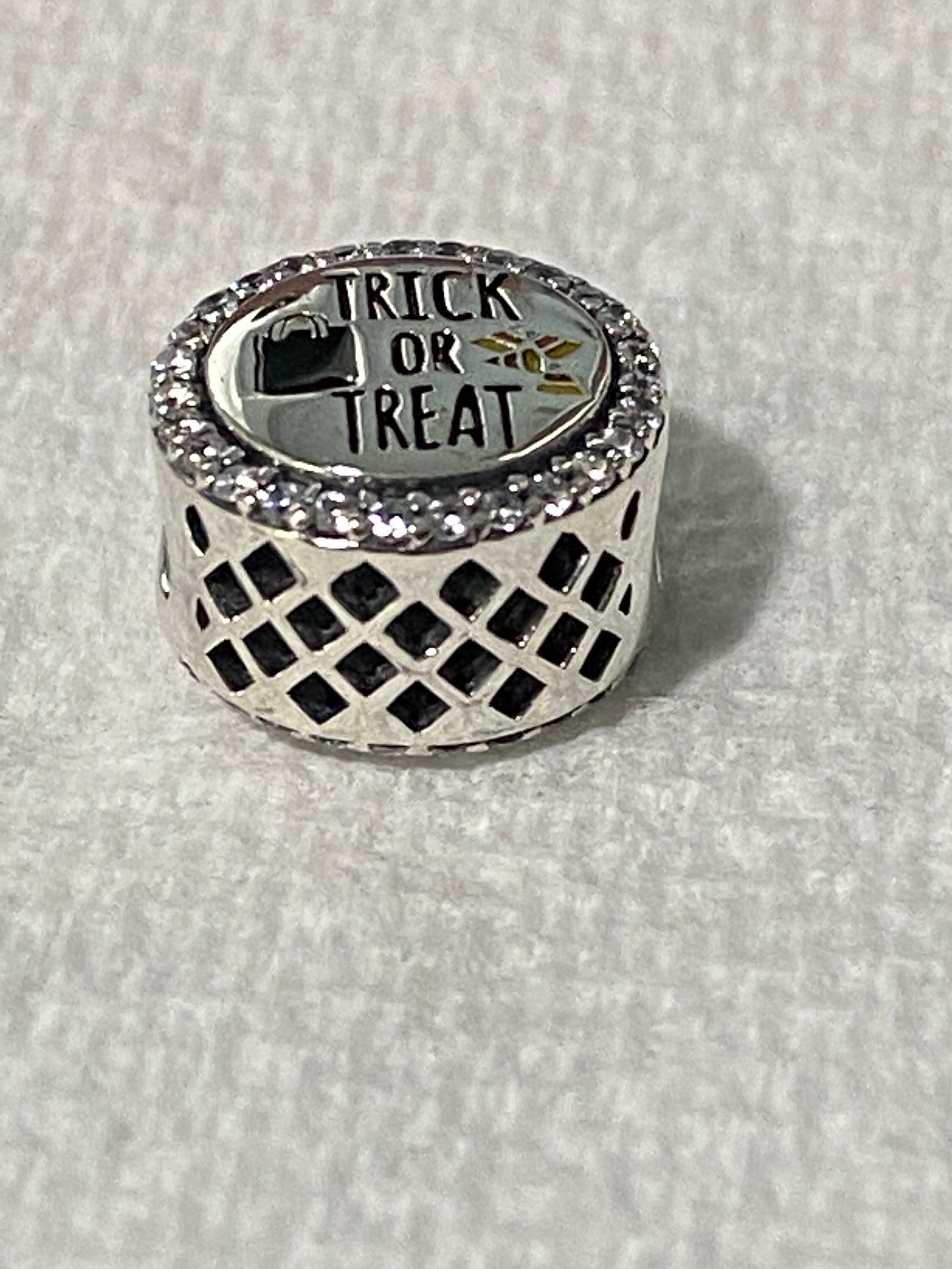 Pandora Charms Trick or Treat Charm Halloween Charms Spooky Etsy