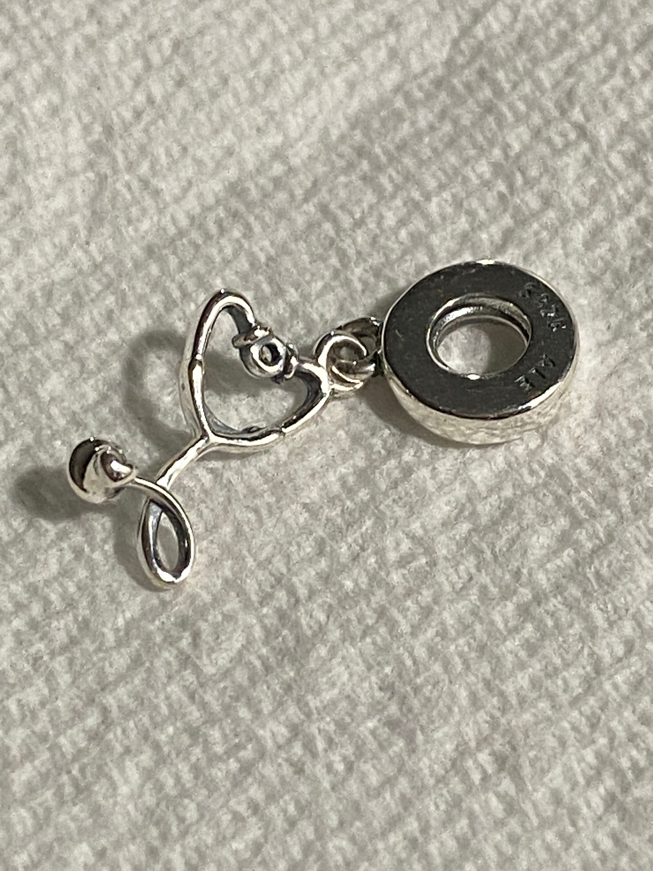 Pandora Charms Stethoscope Dangle Medical Charms Nurse Etsy