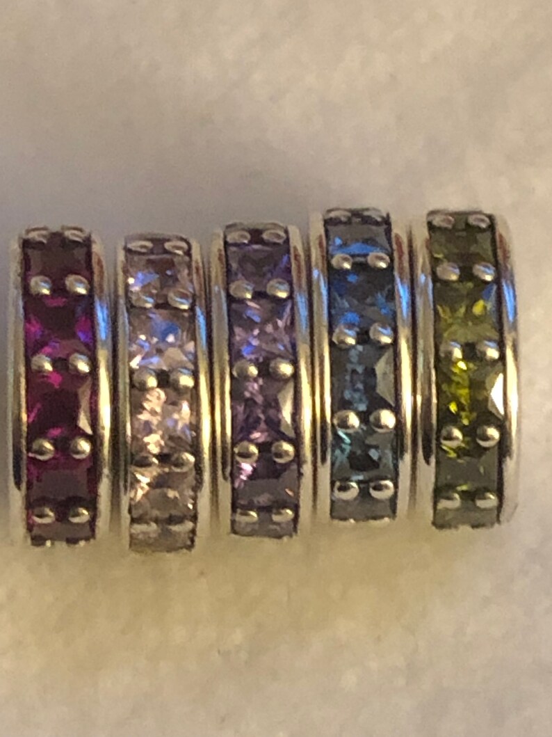 Pandora Charms Crystal Spacers Pandora Spacer Charms Etsy