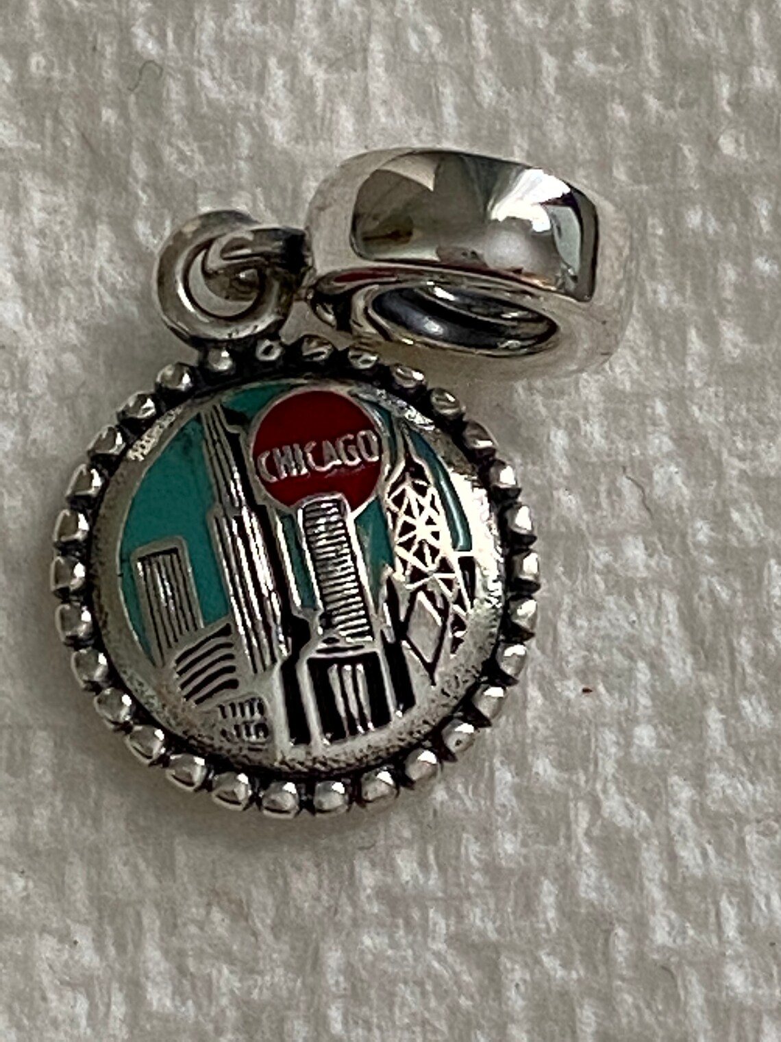 Pandora Charms Chicago Dangle Location Charms State Charms Etsy