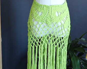 Top/falda de crochet 3 en 1