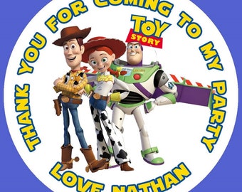3" personalized Toy Story Stickers 2 to choose from