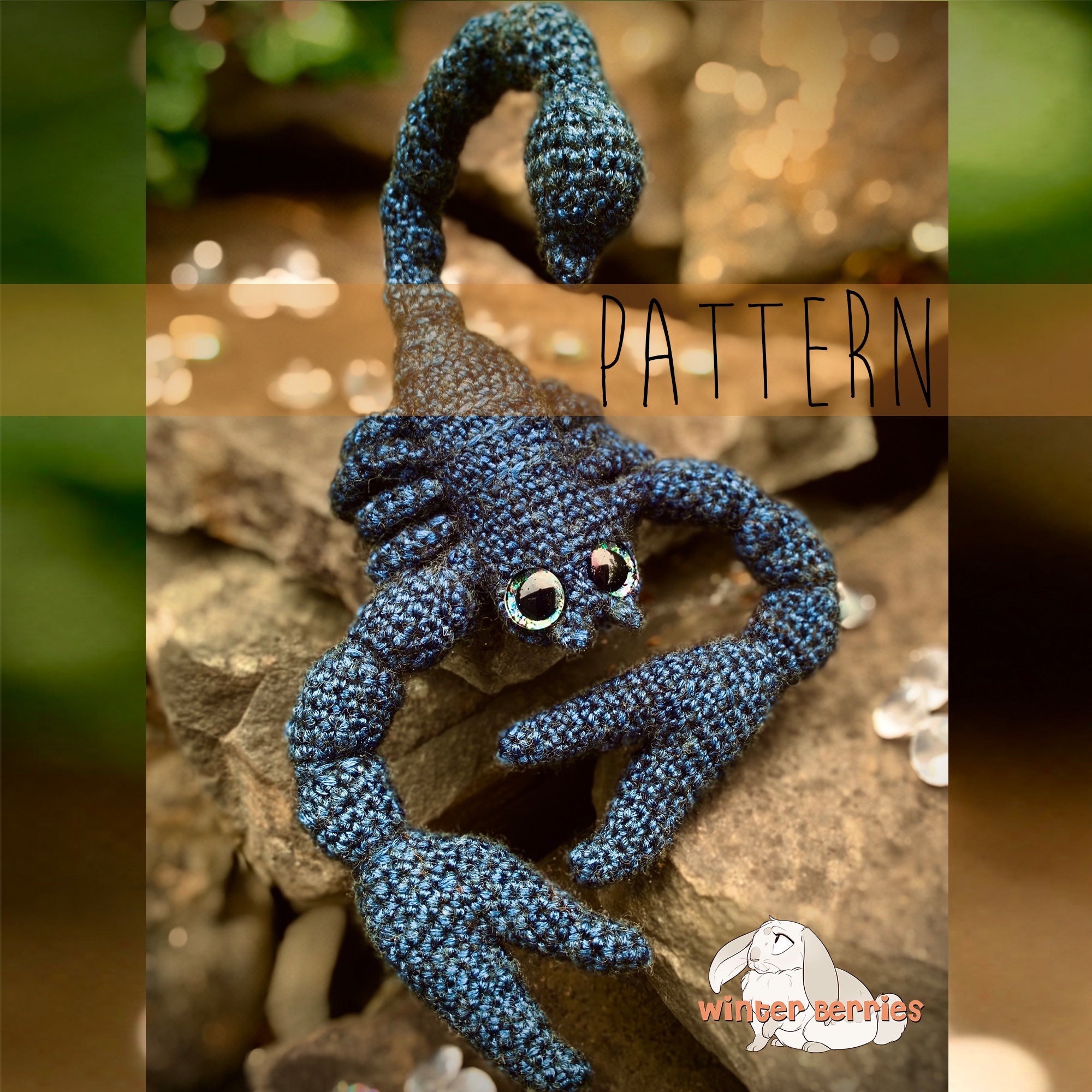 Scorpion Crochet PATTERN DIGITAL PDF no Sew Etsy