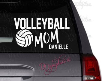 Volleyball Mom vinyl decal / Volleyball Decal / Volleyball Mom / Volley ball / Personalized decal /Volleyball sticker / volleyball team