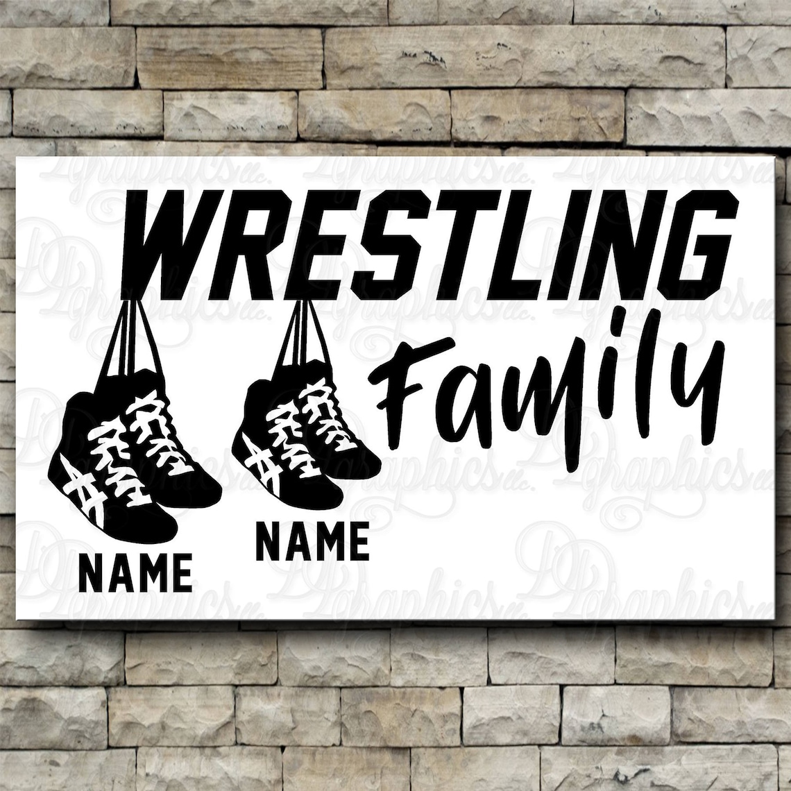 Wrestling Family vinyl decal / Wrestling Decal / Wrestling Etsy