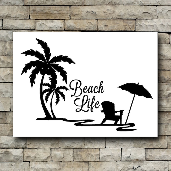 beach life decal