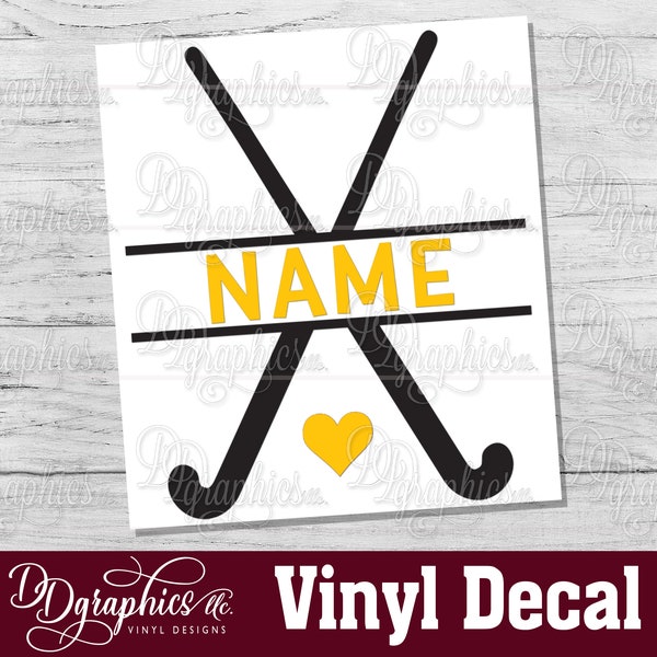 Field Hockey Decal - Etsy