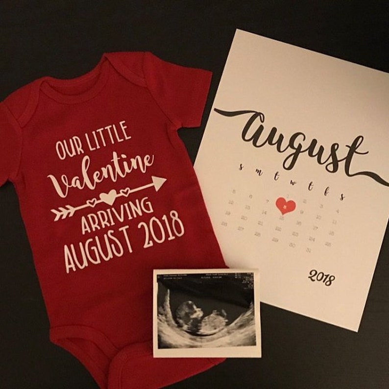 Baby Onesie / Pregnancy Announcement Onesie / Personalized Etsy