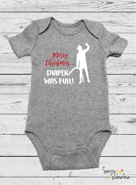 christmas vacation baby onesie