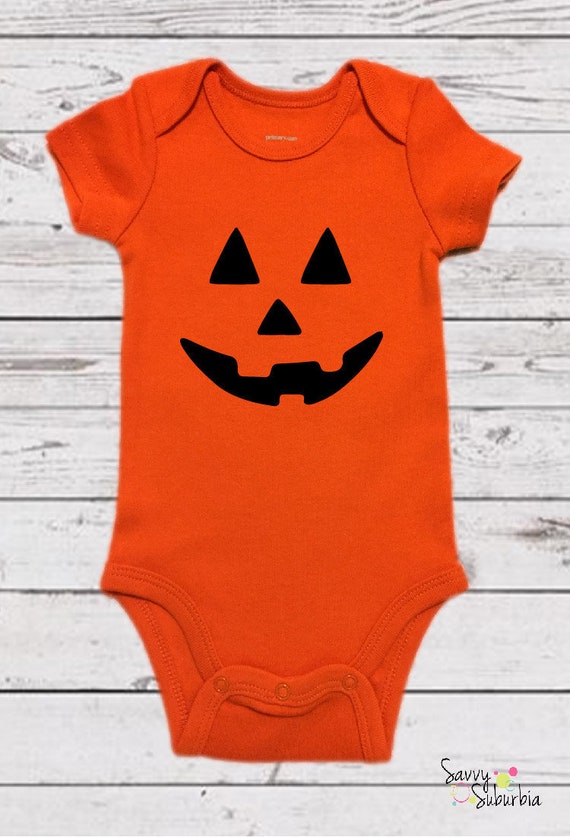 pumpkin baby onesie