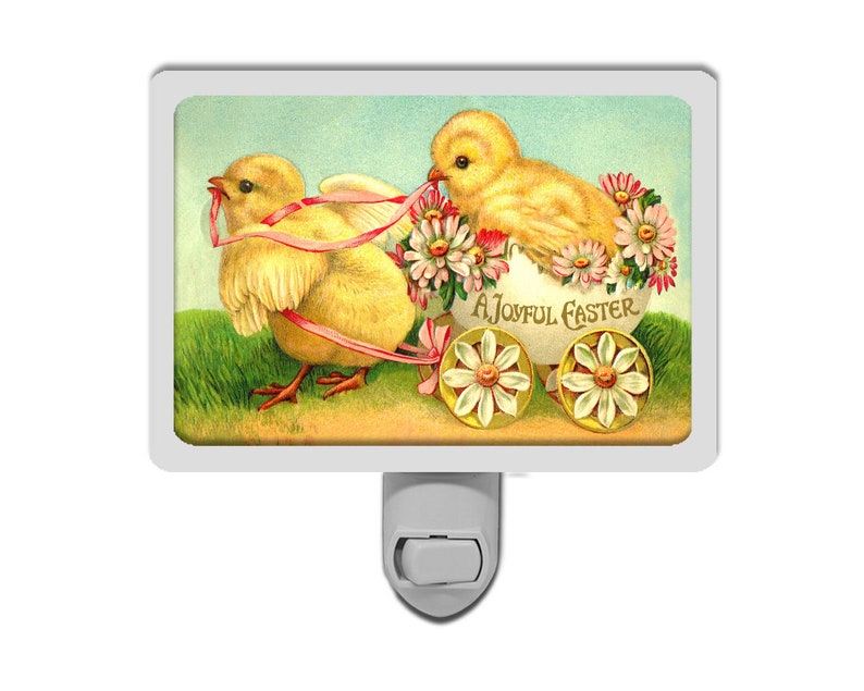 Decorative Lights Night Light Cute Joyful Easter Chicks Vintage Style Spring