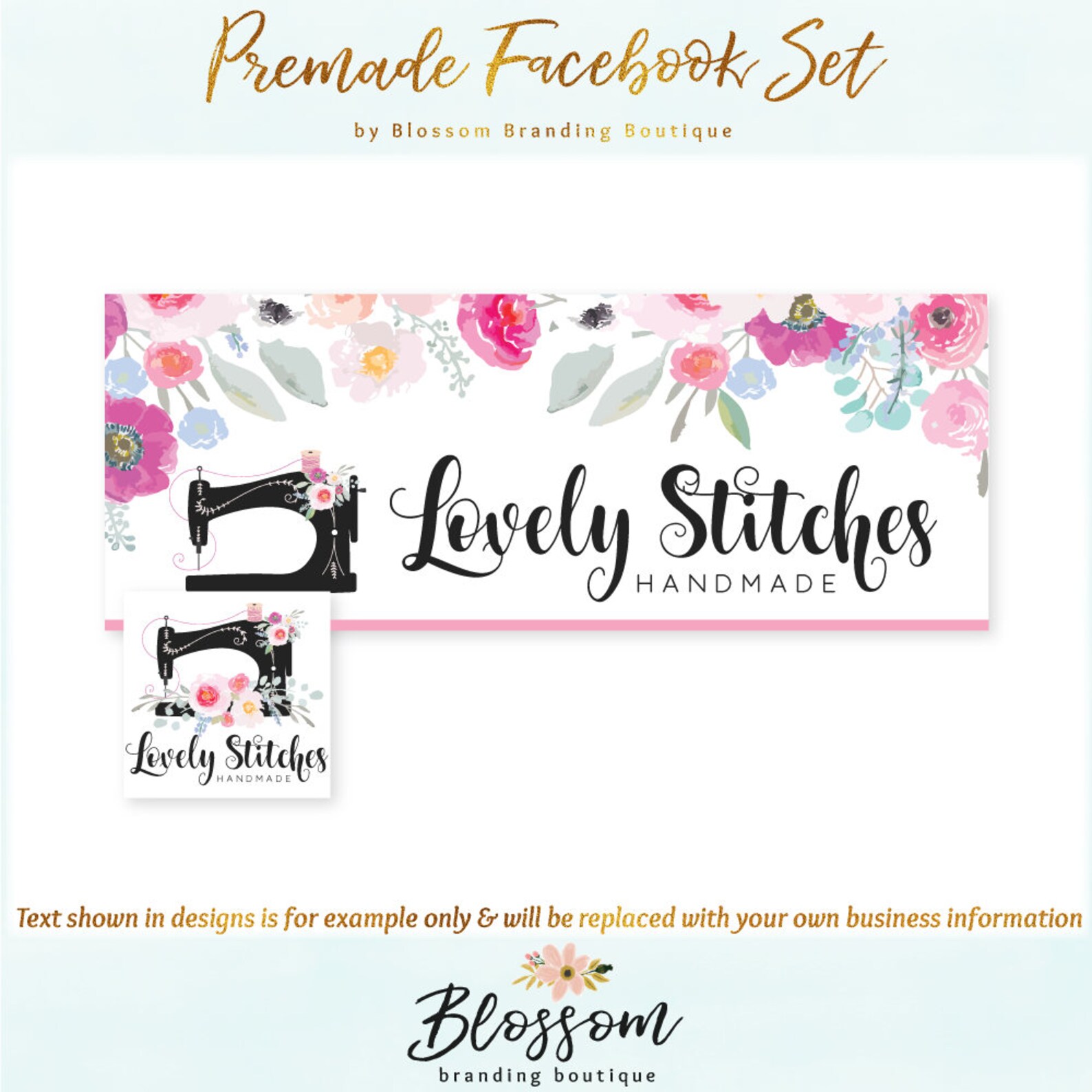 Sewing Facebook Cover Profile Image Limited Edition Etsy